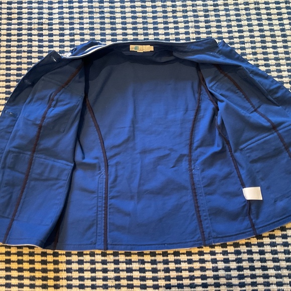 Boden Royal Blue Military Jacket with Contrast Trim – Size 12 - Picture 10 of 14